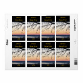 Sunset Beer Label (Vorne)