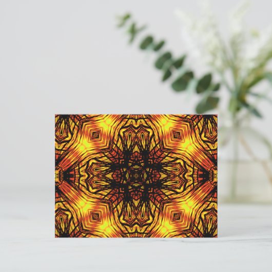 Sunset beyond_ postkarte (Stehend Vorderseite)