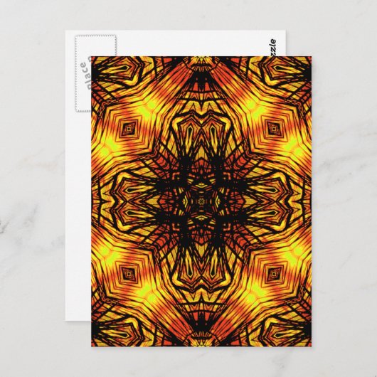 Sunset beyond_ postkarte (Vorne/Hinten)