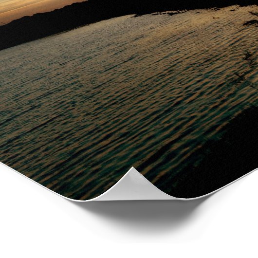 Sunset Bible Verse Poster (Ecke)