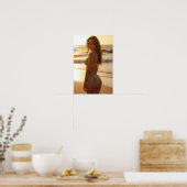 Sunset Bikini Babe Poster (Küche)
