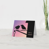 Sunset Birds Änderung der Adresse Ankündigung (Vorderseite)