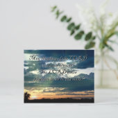 Sunset Biverse Postkarte (Stehend Vorderseite)