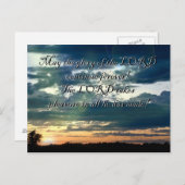 Sunset Biverse Postkarte (Vorne/Hinten)