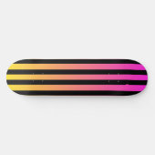 Sunset & Black Stripe Skateboard Deck (Horizontal)