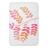 Sunset-Blätter Badematte (Vorderseite Vertikal)