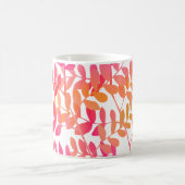 Sunset-Blätter Kaffeetasse (Mittel)