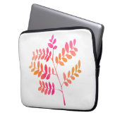 Sunset-Blätter Laptopschutzhülle (Vorderseite Links)