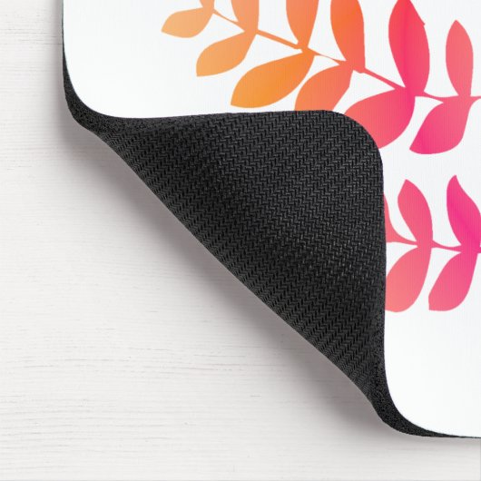 Sunset-Blätter Mousepad (Ecke)