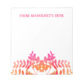 Sunset-Blätter Notizblock (Vorderseite)