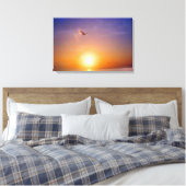 Sunset Bliss 3 Panel Leinwanddruck (Insitu (Schlafzimmer))