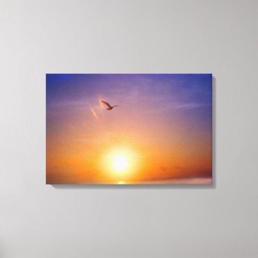 Sunset Bliss 3 Panel Leinwanddruck (Vorderseite)