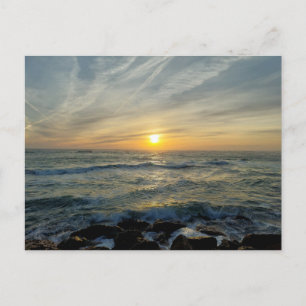 Sunset Bliss in Portugal Postkarte