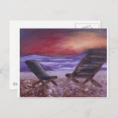 Sunset Bliss Postkarte (Vorne/Hinten)