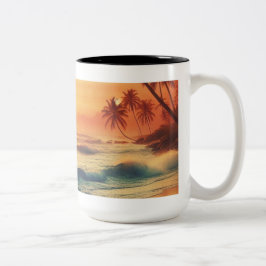 Sunset Bliss Zweifarbige Tasse