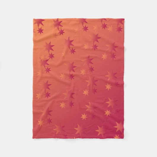 Sunset Bloom Cosy Throw Blanket Fleecedecke (Vorderseite)