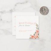 Sunset Bloom Mitteilungskarte (Vorderseite/Rückseite Beispiel)