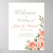 Sunset Bloom Poster (Vorne)