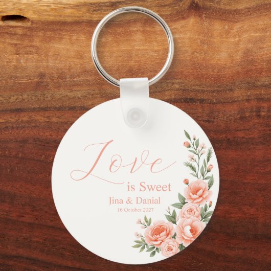 Sunset Bloom Schlüsselanhänger (Vorderseite)