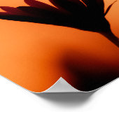 Sunset Bloom: The Silhouette of Dusk Poster (Ecke)