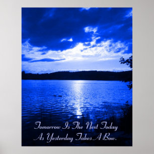 Sunset Blue 2 Poster
