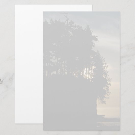 Sunset Bluff Briefpapier (Vorne/Hinten)