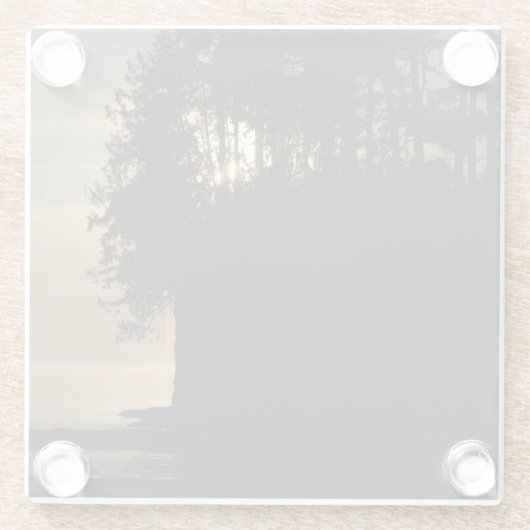 Sunset Bluff Glasuntersetzer (Rückseite)