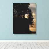 Sunset Bluff Leinwanddruck (Insitu (Holzboden))