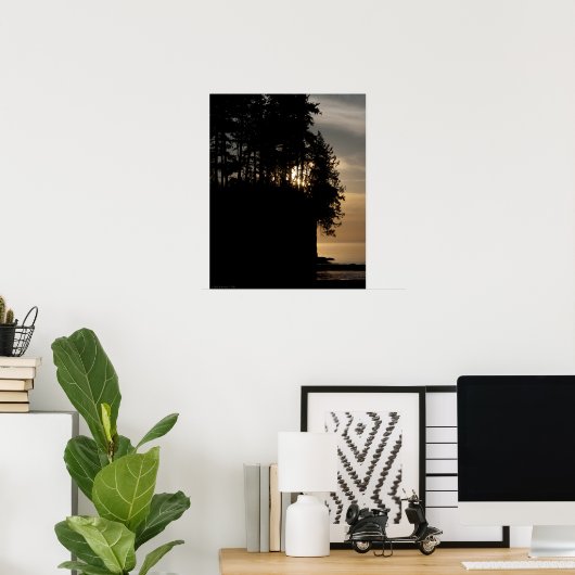 Sunset Bluff Poster (Heimbüro)