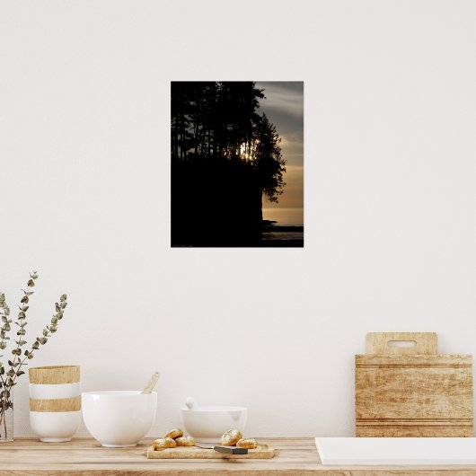 Sunset Bluff Poster (Küche)