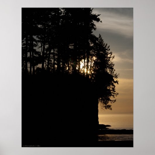 Sunset Bluff Poster (Vorne)