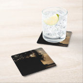 Sunset Bluff Rechteckiger Pappuntersetzer (Vor Ort)