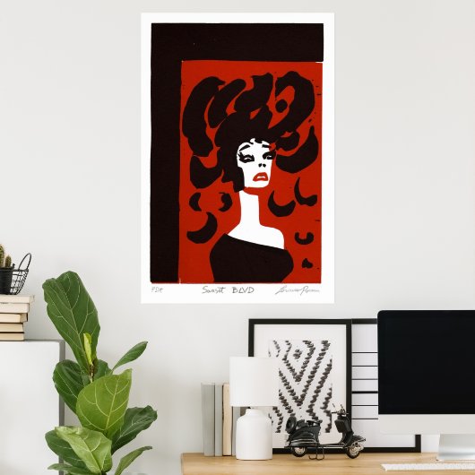 Sunset BLVD Poster (Heimbüro)