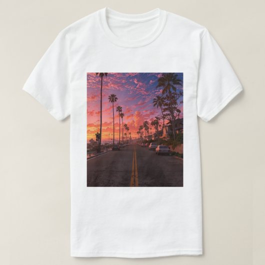 Sunset Boulevard Dreams T-Shirt (Design vorne)