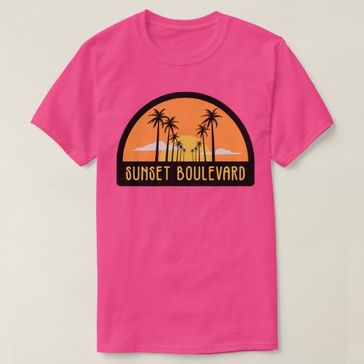 Sunset Boulevard T-Shirt (Design vorne)