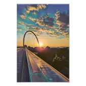 Sunset Bridge Poster (Vorne)