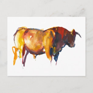 Sunset Bull 2010 Postkarte
