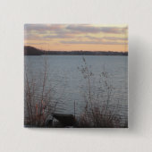 Sunset Button am Seeufer (Vorderseite)