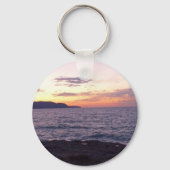 Sunset Button-Schlüsselanhänger Schlüsselanhänger (Vorderseite)