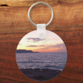 Sunset Button-Schlüsselanhänger Schlüsselanhänger (Vorderseite)