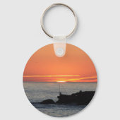 Sunset Button-Schlüsselanhänger Schlüsselanhänger (Vorderseite)