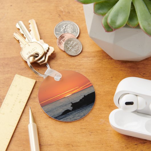 Sunset Button-Schlüsselanhänger Schlüsselanhänger (Schreibtisch)