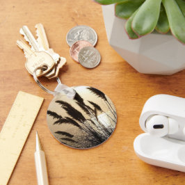 Sunset Button-Schlüsselanhänger Schlüsselanhänger