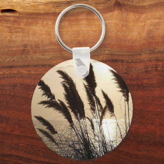 Sunset Button-Schlüsselanhänger Schlüsselanhänger (Vorderseite)