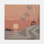 SUNSET CABANA-Magnet Magnet (Vorne)