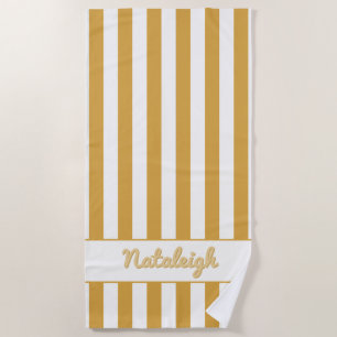 Sunset Cabana Stripe Strandtuch