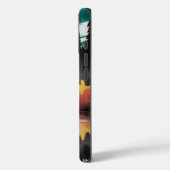 Sunset Cabin Reflection - Moody Nature Landschaft Case-Mate iPhone Hülle (Rückseite / Links)