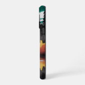 Sunset Cabin Reflection - Moody Nature Landschaft iPhone 16 Hülle (Linke Seite)