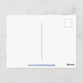 Sunset Cactus Desert Dusk Postkarte (Rückseite)