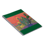 Sunset Cactus Notizblock (Rechte Seite)